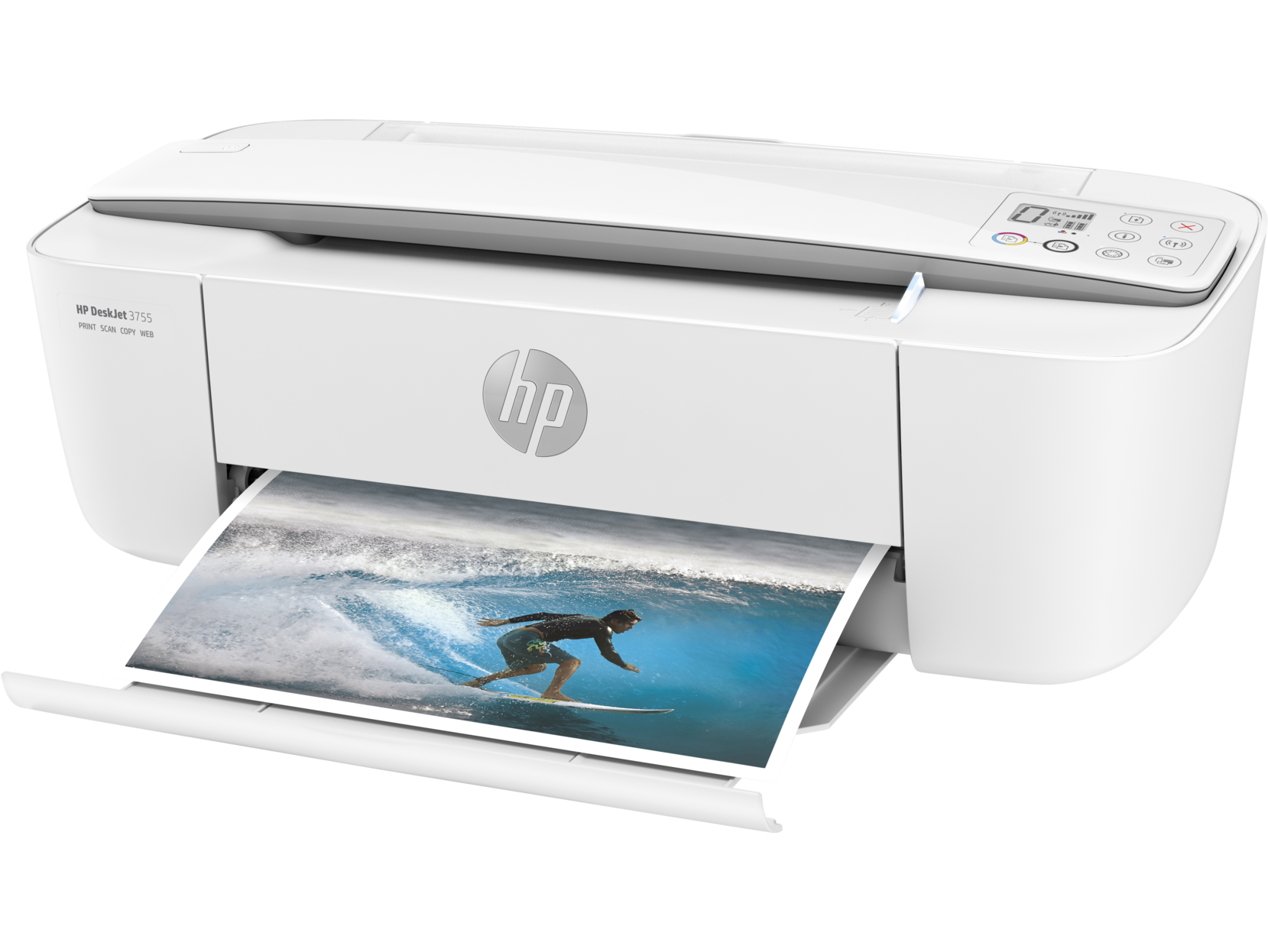 HP DeskJet 3755 All-in-One Printer w/4 months ink included with HP Instant ink - Image 2