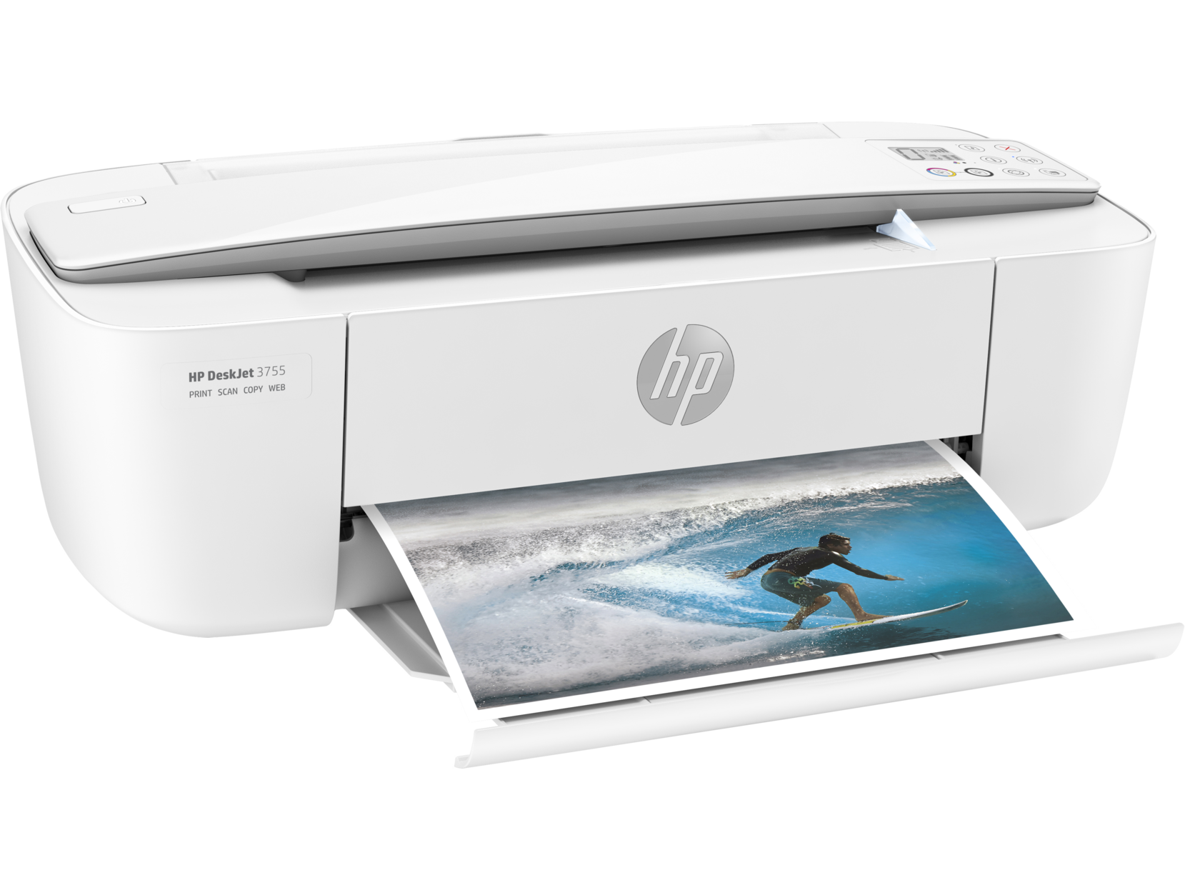 HP DeskJet 3755 All-in-One Printer w/4 months ink included with HP Instant ink - Image 3